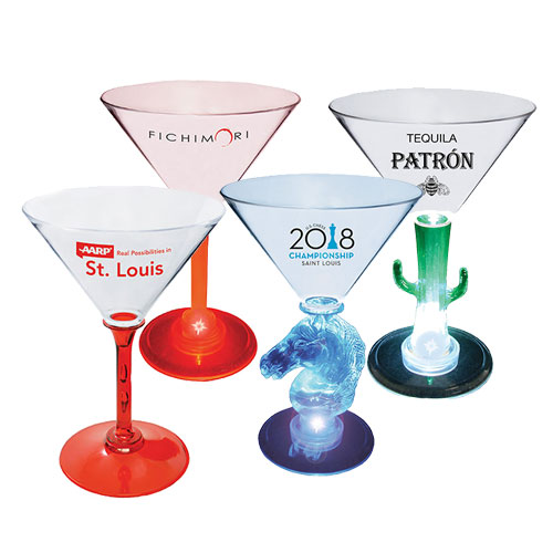 7 oz Polystyrene Martini Glass